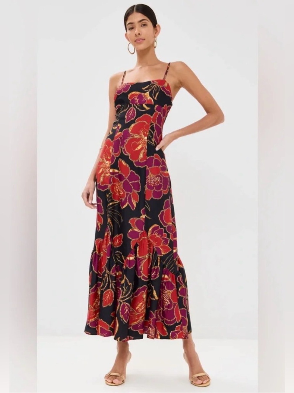NWT Farm Rio floral Maxi Dress
